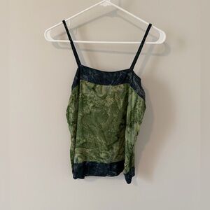 Kusnadi Vintage Tank Top Green Blue Women’s Size Medium